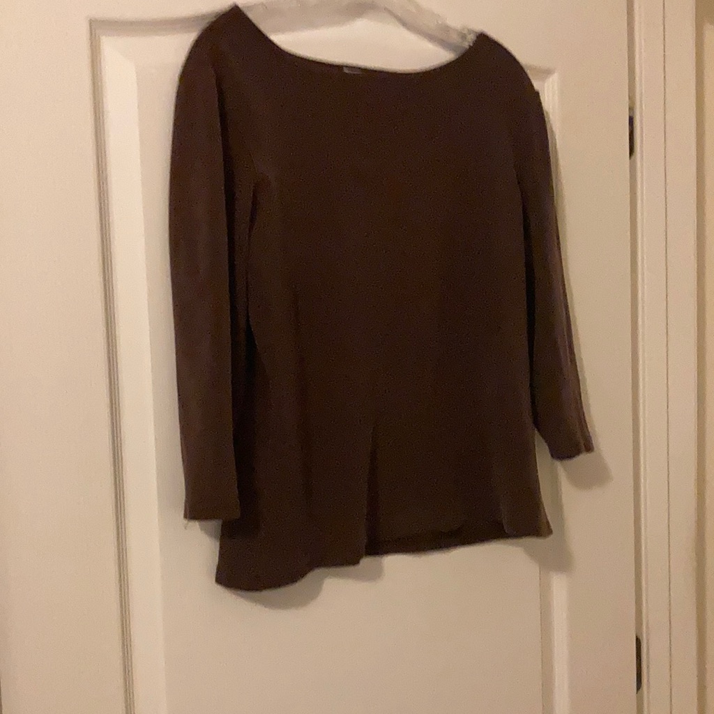Talbots Pullover Brown Tunic.